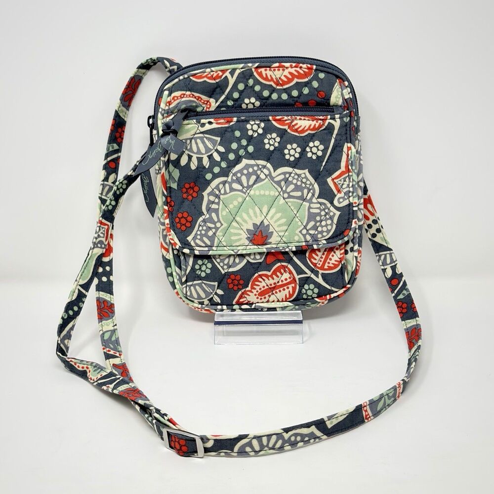 Vera Bradley Mini Hipster Crossbody Nomadic Floral 2016 Retired Quilted Bag